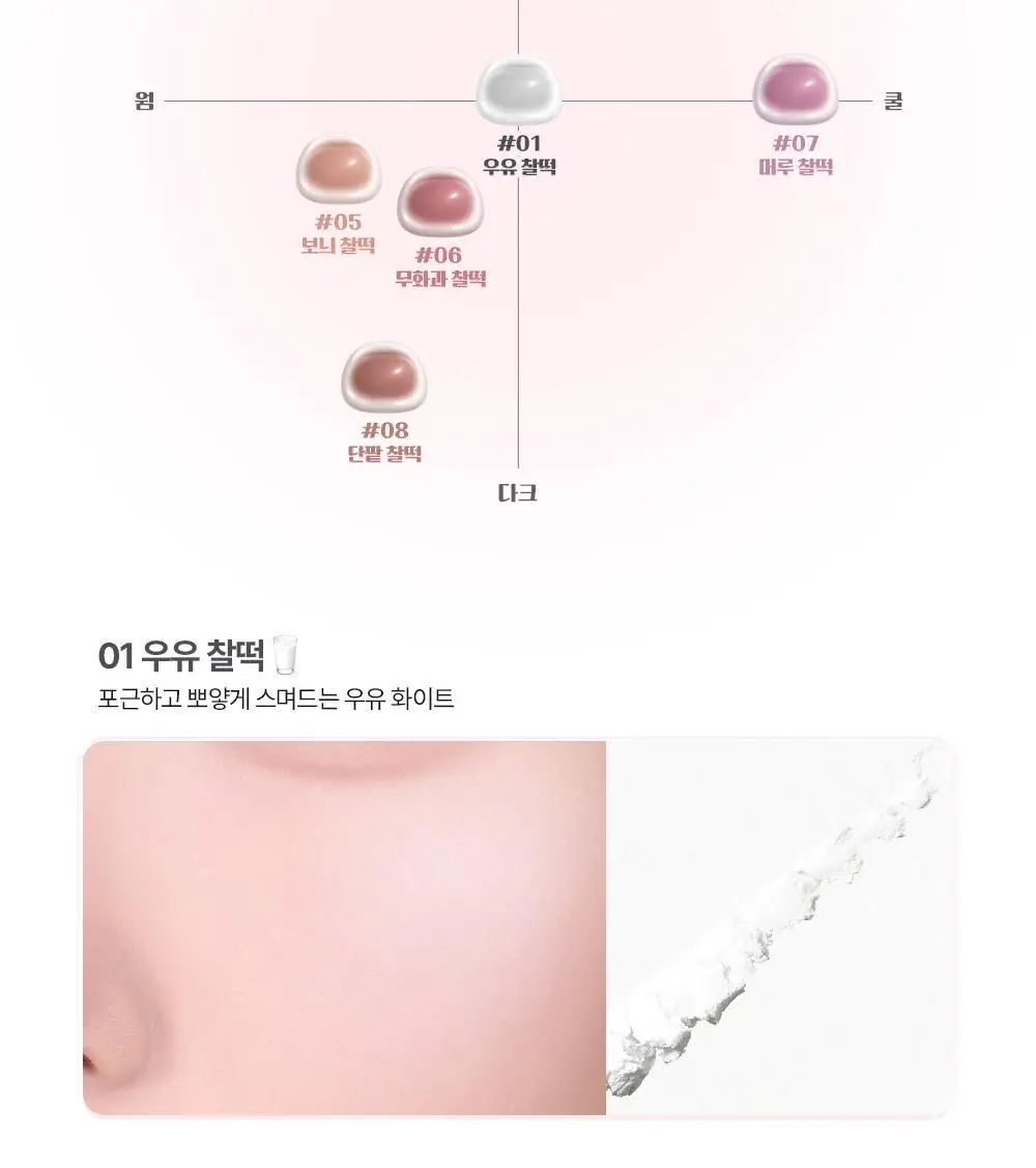 [NEW/말랑찰떡] 삐아 찰떡 블러쉬 4g 8종 상세페이지 10
